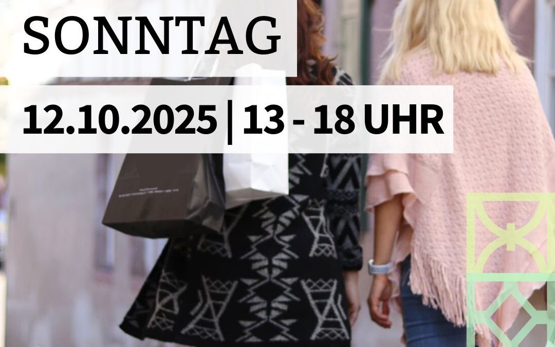 Verkaufsoffener Sonntag