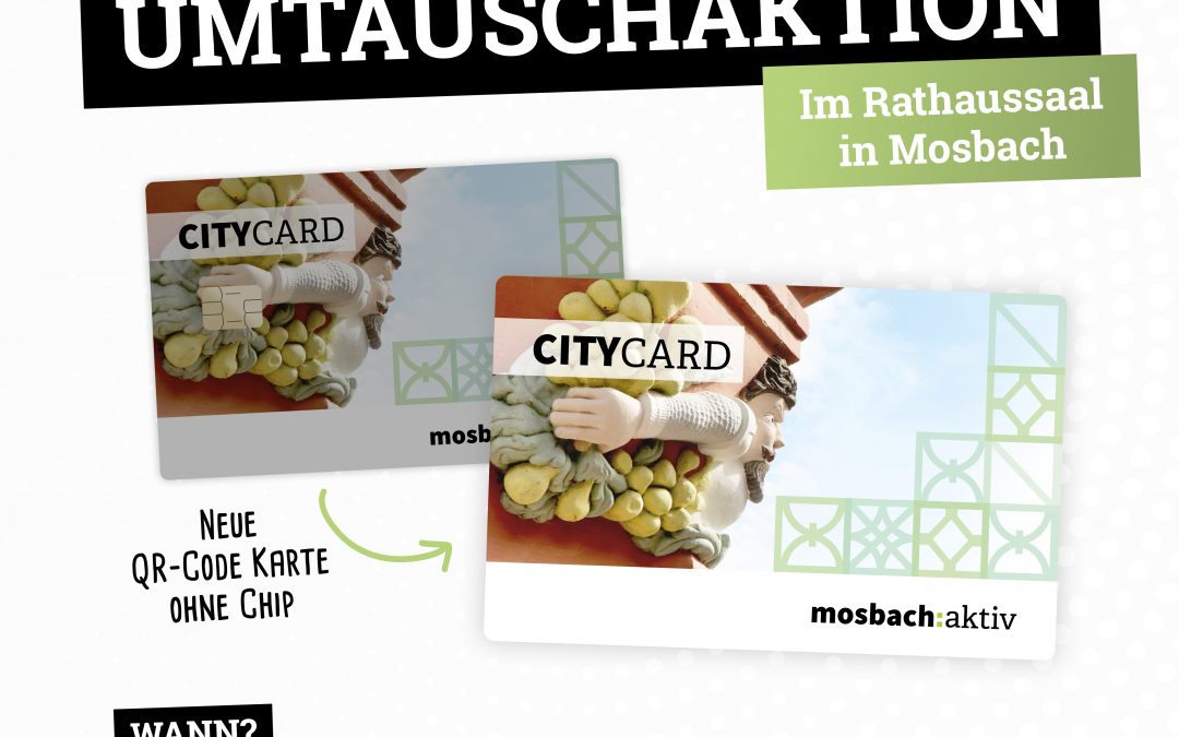  CITYCARD UMTAUSCHAKTION